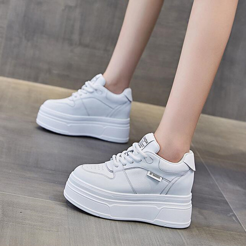 Running Shoes - 9CM 정품 가죽 새로운 브랜드 디자이너