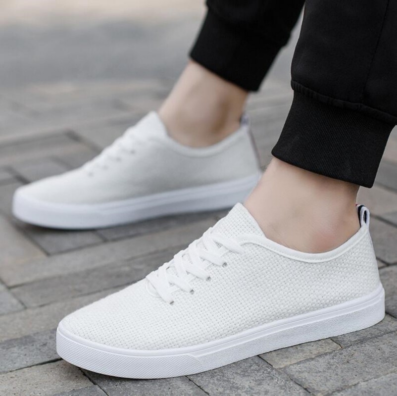 Breathable Mesh Athletic Shoes - 캔버스 통기성 메쉬 남성 신발, 트렌디