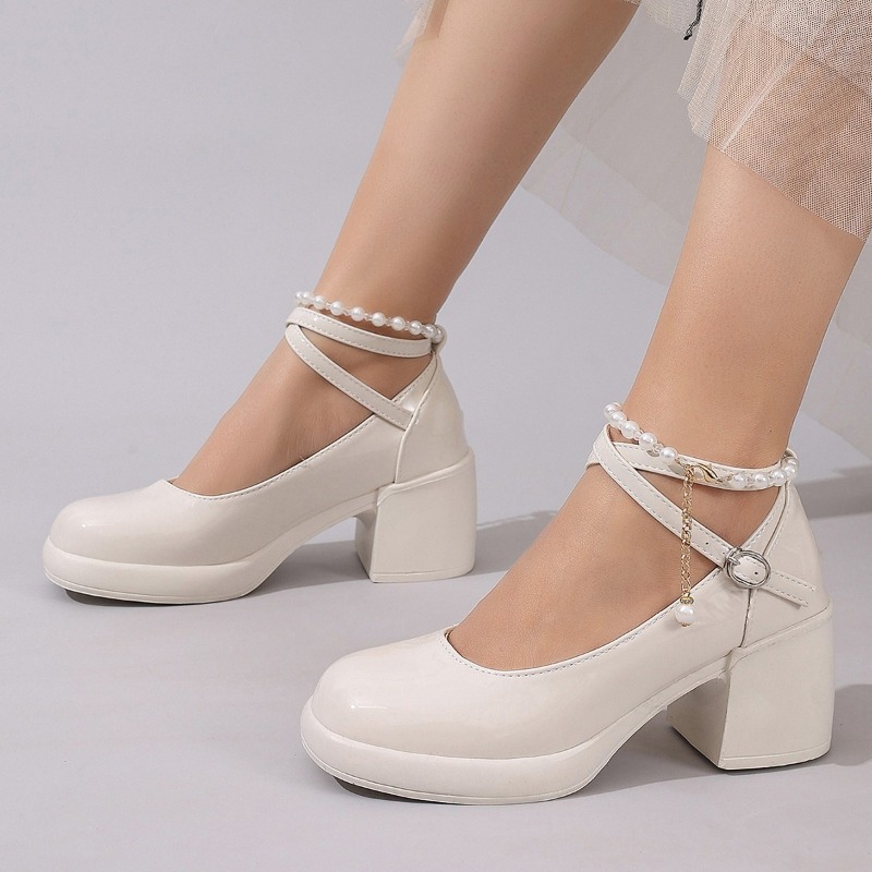 새로운 여성 펌프스 슈즈 패션 크로스 스트랩 여성용 얕 - Women'S Shoes 리뷰 및 가격
