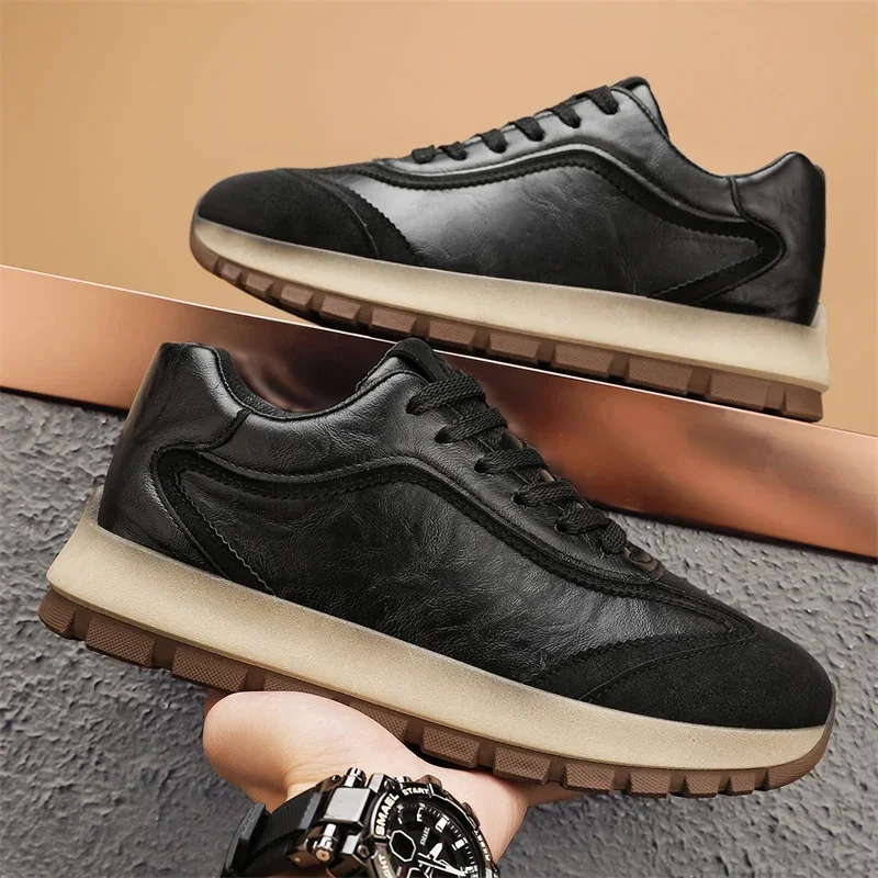 럭셔리 남성 운동화 올 시즌 가죽 캐주얼 스포츠 신발  - Breathable Mesh Athletic Shoes 리뷰 및 가격
